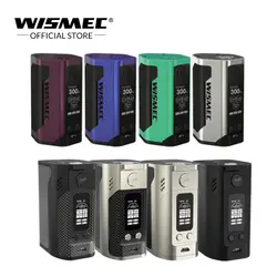 Оригинальный wismec reuleaux RX300 TC Mod поле 300 Вт Максимальная Выход использует четыре 18650 ячеек VW/TC-Ni/TC-Ti/TC-SS/режим ТКС E-сигареты вейп