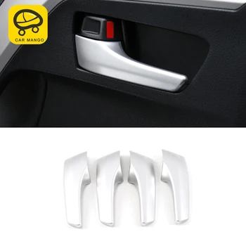 

CarManGo for Toyota RAV4 2014 2015 Car Styling Inner Door Handle Gate Cover Trim Frame Sticker Chrome Interior Accessories