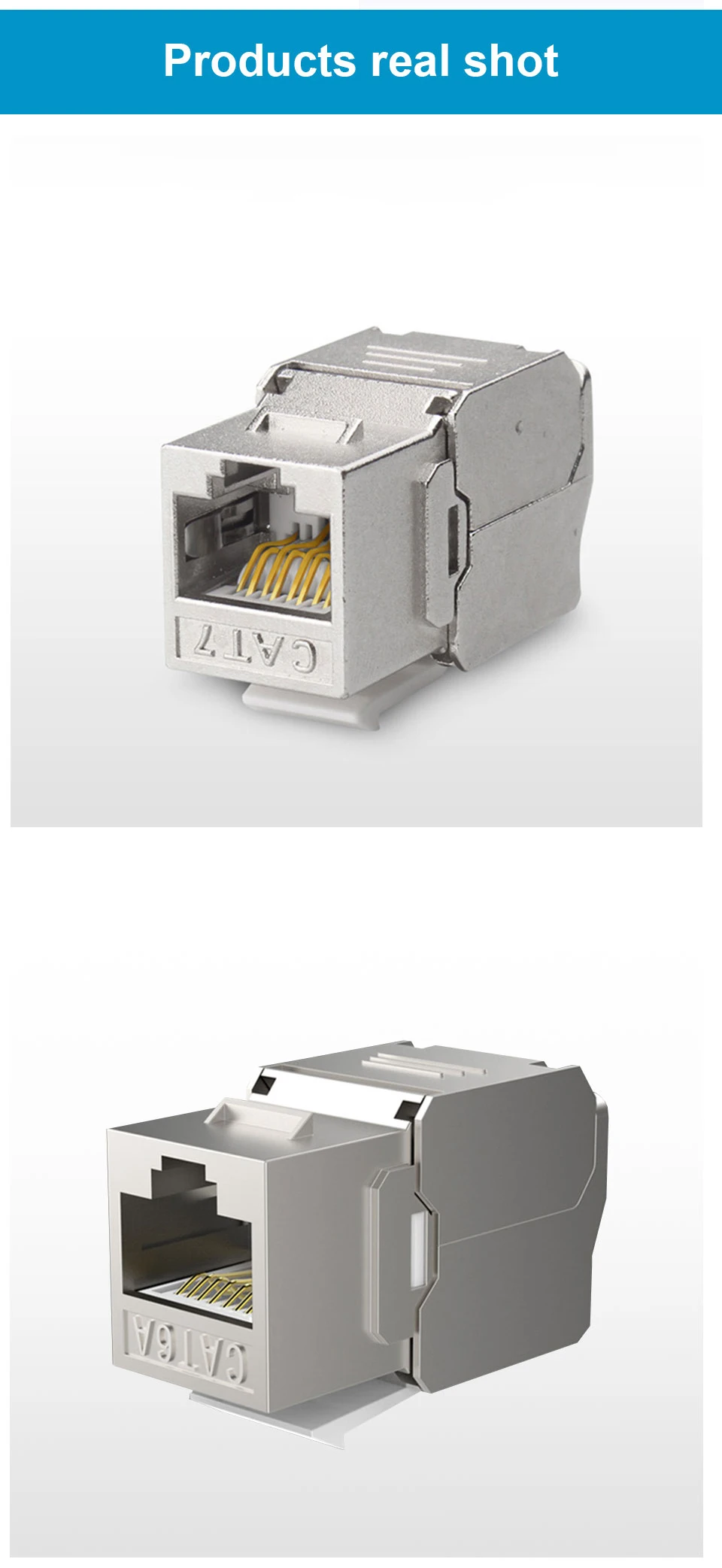 Módulo, Auto-Locking, Cat7, CAT6A, CAT6, CAT5E, Rede