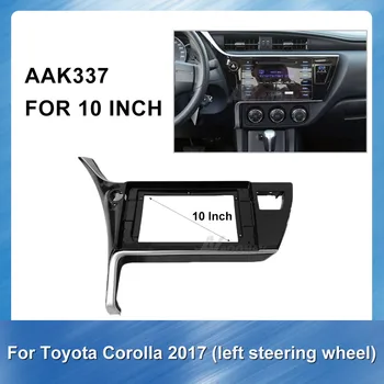 

2 Din Car Radio Fascia frame for Toyota corolla 2017 car DVD player Panel Dash Kit Installation Frame Trim Bezel Stereo receiver