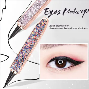 

Eyeliner Pen Not Take Off Makeup Waterproof Sweatproof Makeup 1ML Smudge-Proof Cosmetic Beauty Makeup Liquid
