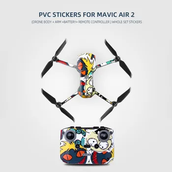 

2020 Waterproof PVC Stickers Set For DJI Mavic Air 2 Carbon Fiber Dustproof Skin Sticker Drone Accessories