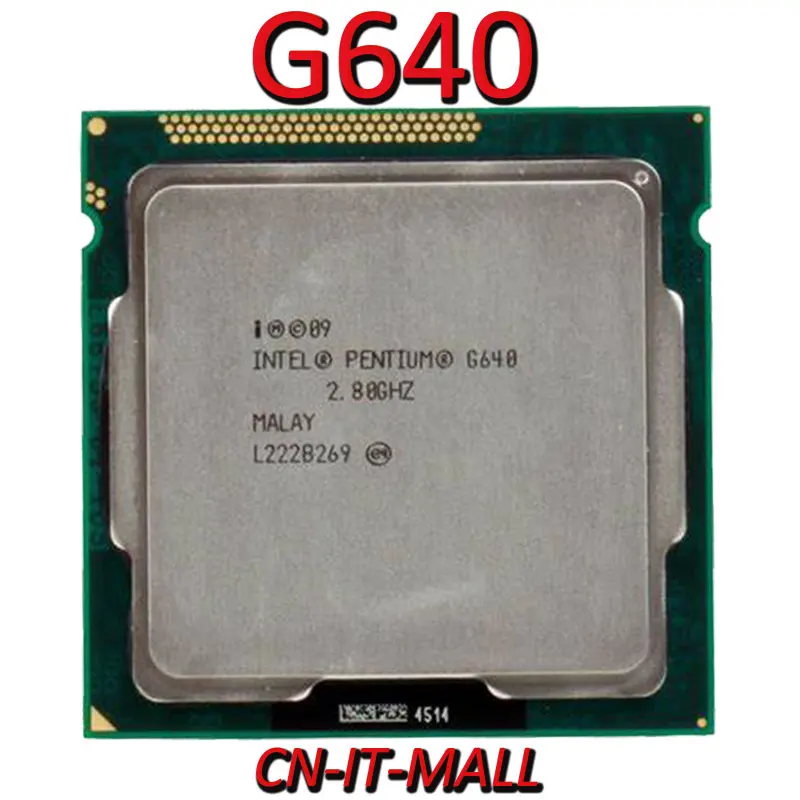 

Intel Pentium G640 CPU 2.8G 3M 2 Core 2 Thread LGA1155 Processor