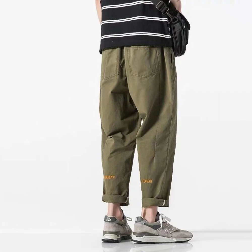 100-Cotton-Man-Pants-Streetwear-Wide-leg-Harem-Pants-Sweatpants-Male ...