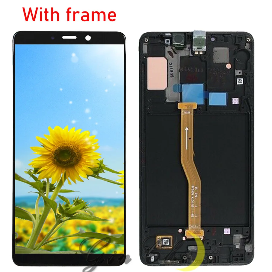 Для SAMSUNG Galaxy A9 сенсорный ЖК-дисплей с рамкой A920 lcd A9S A9 Star Pro SM-A920F/DS A920F для SAMSUNG A9 lcd