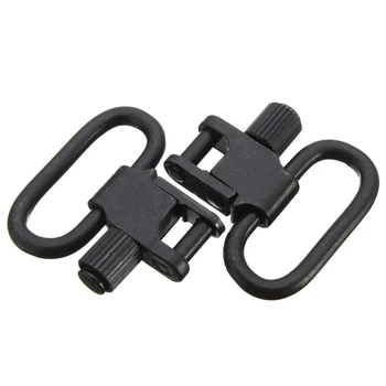 

2Pcs/Set Quick Detach Sling Swivels Stud Threaded Strap Buckle Hunting Accessories Kit Gun Rifle Hunting W/Screws Sling Mount