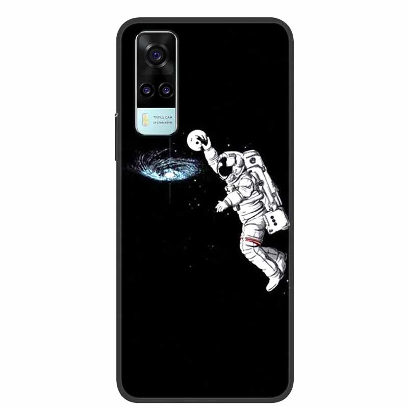 Cute Cartoon Shockproof Soft Silicone TPU Back Cover - Enhanced Protection and Style