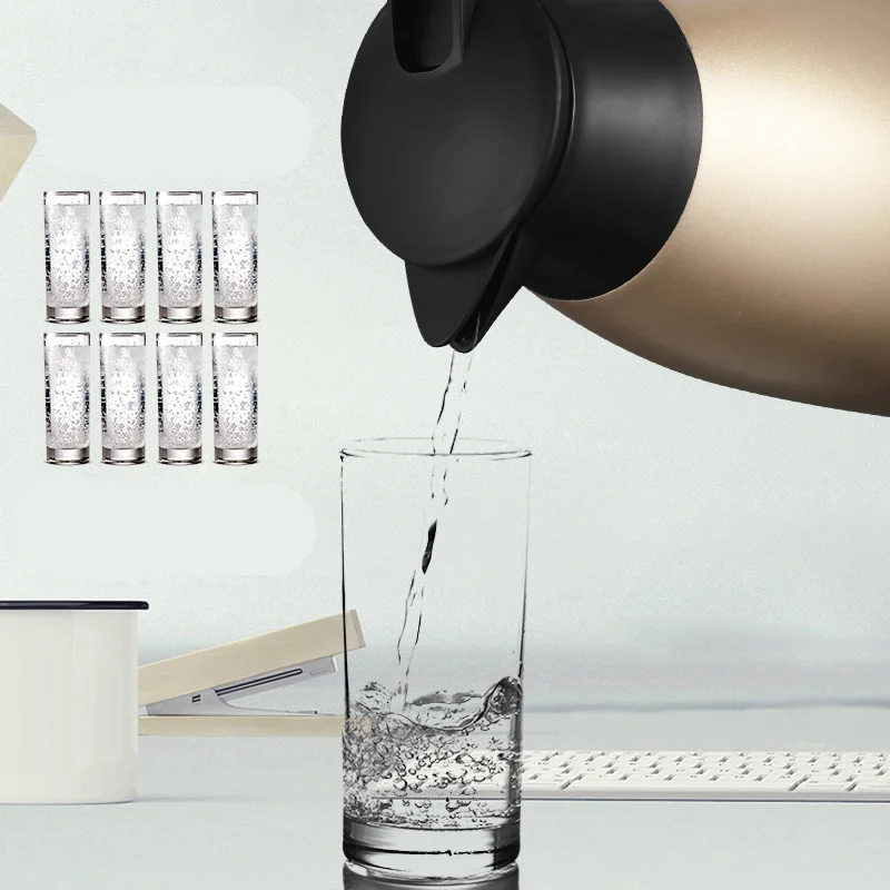 Толстый термос бытовой из нержавеющей стали вакуумный горшок большой емкости 2 л