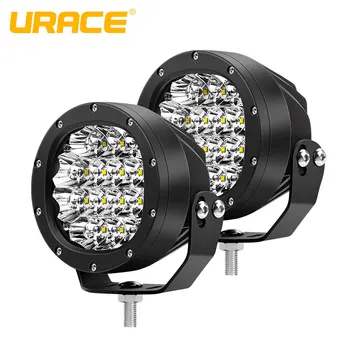 

URACE 5" 80W Offroad LED Bar 12v 24v LED Headlight Spot Flood LED Work Light Bar For SUV ATV 4WD 4x4 Truck Pickup Car Light Bar