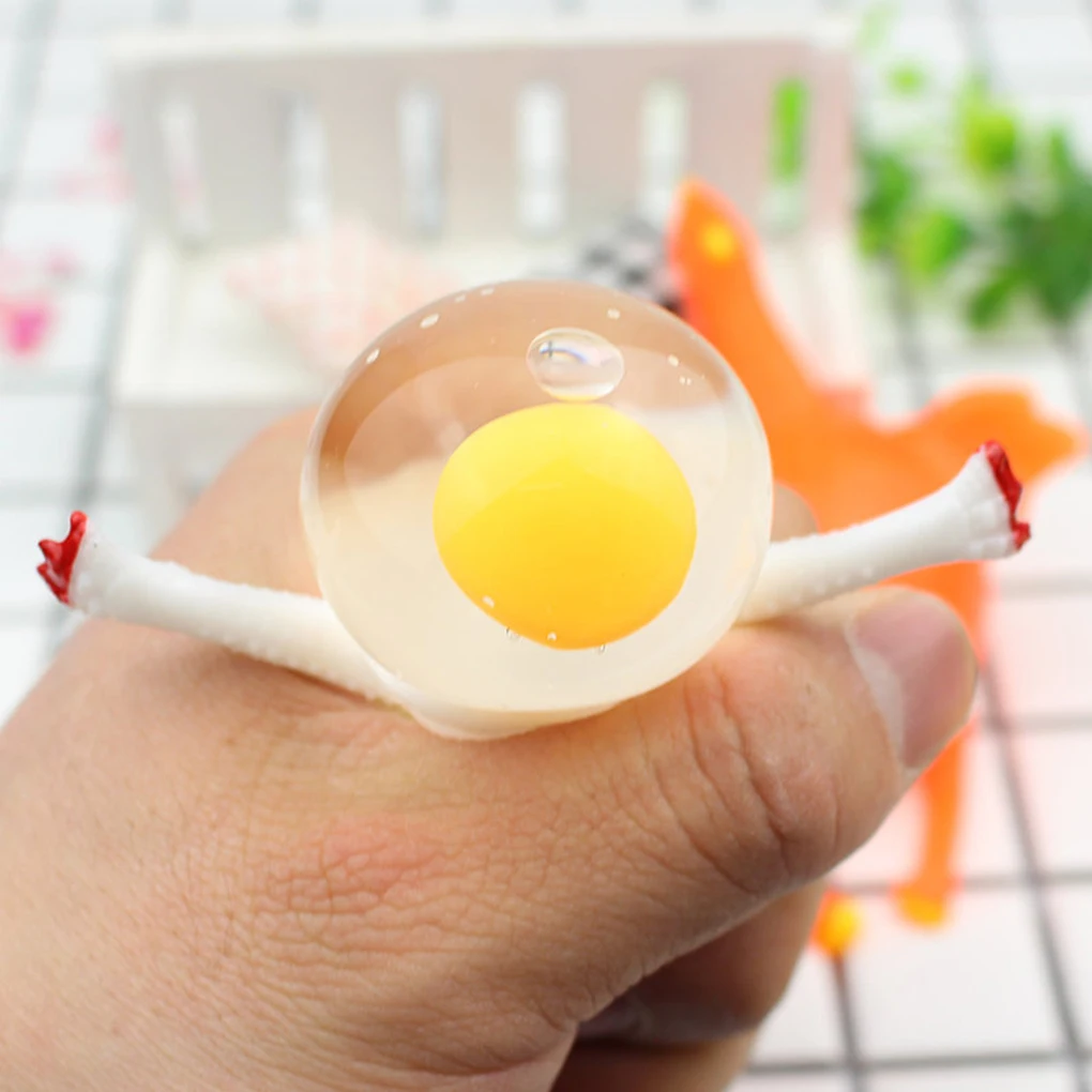 Смешные игрушки для снятия стресса в форме курицы и яиц|Шутки розыгрыши| |