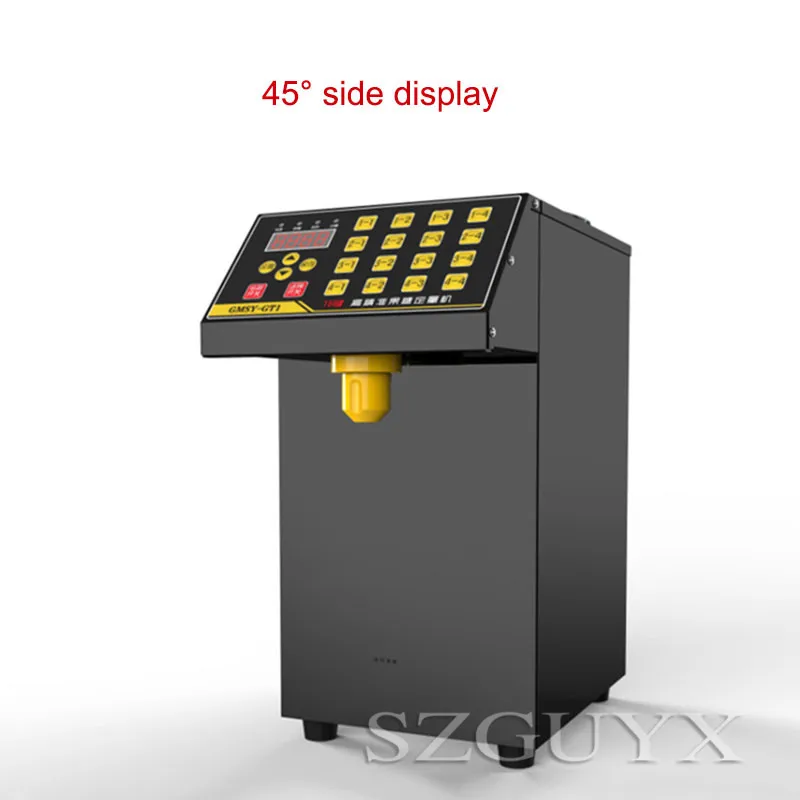 

Bubble tea Sugar Dispenser 9L Fructose Quantitative machine16 Grid Automatic Fructose machine Syrup dispenser