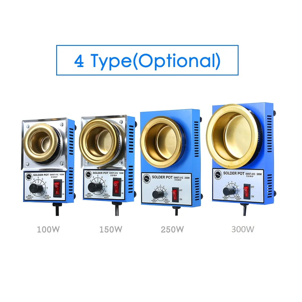 220 В мини бессвинцовый паяльник титановое покрытие нержавеющая сталь припой горшок компактный припой ванна для сварки и пайки
