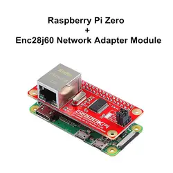 Elecrow Raspberry Pi Zero с ENC28J60 сетевой адаптер модуль DIY обучающий комплект совместим со всеми моделями Raspberry pi