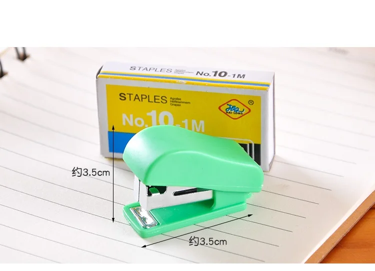 [4Y4A] супер восхитительный мини-степлер, мультяшный мини-степлер, способный получить подлинный степлер без скоб