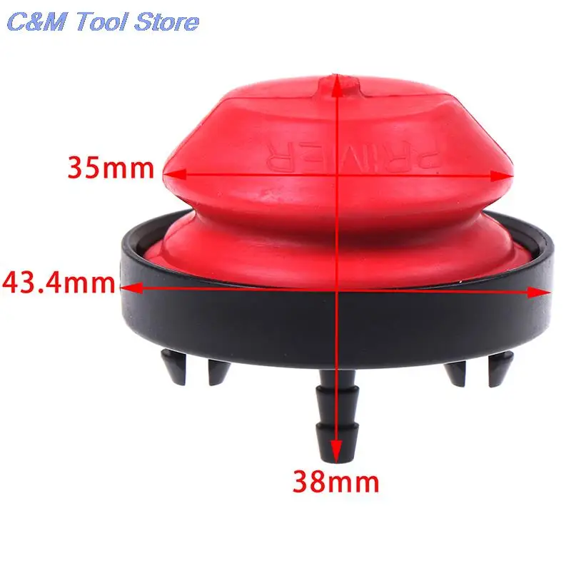 Transparent Fuel Pump Carburetor oil bubble Primer Bulb Chainsaws Trimmer Brushcutter Clear Eradicator tool
