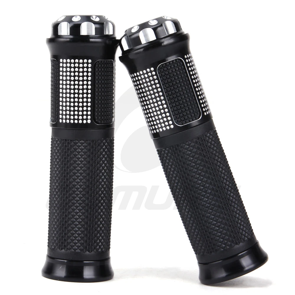 OUMURS мотоцикл " 25 мм ручка бар ручки Черный 7/8" 22 мм для Kawasaki Honda Yamaha KTM Suzuki гоночный мотоцикл Скутер