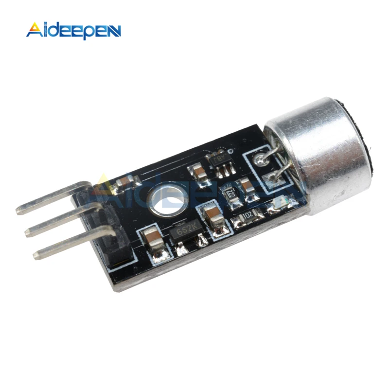

DC 3.3V 5V MAX9812 Microphone Voice Module Amplifier Sound IC Low Output Noise Microphone MIC Voice Module 20dB For Arduino