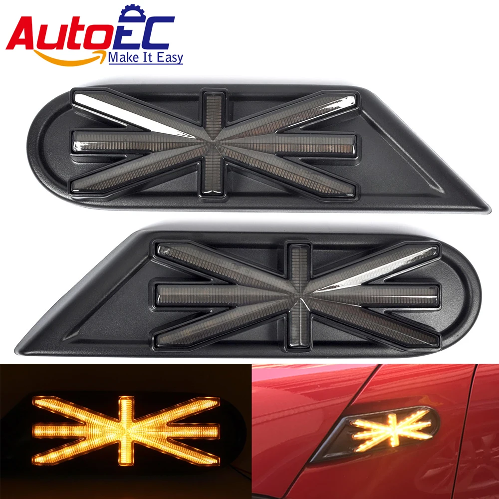 

For Mini Cooper Dynamic Blinking Side Marker Lights R55 R56 R57 R58 R59 Assembly Turn Signal LED Light Indicator Assembly