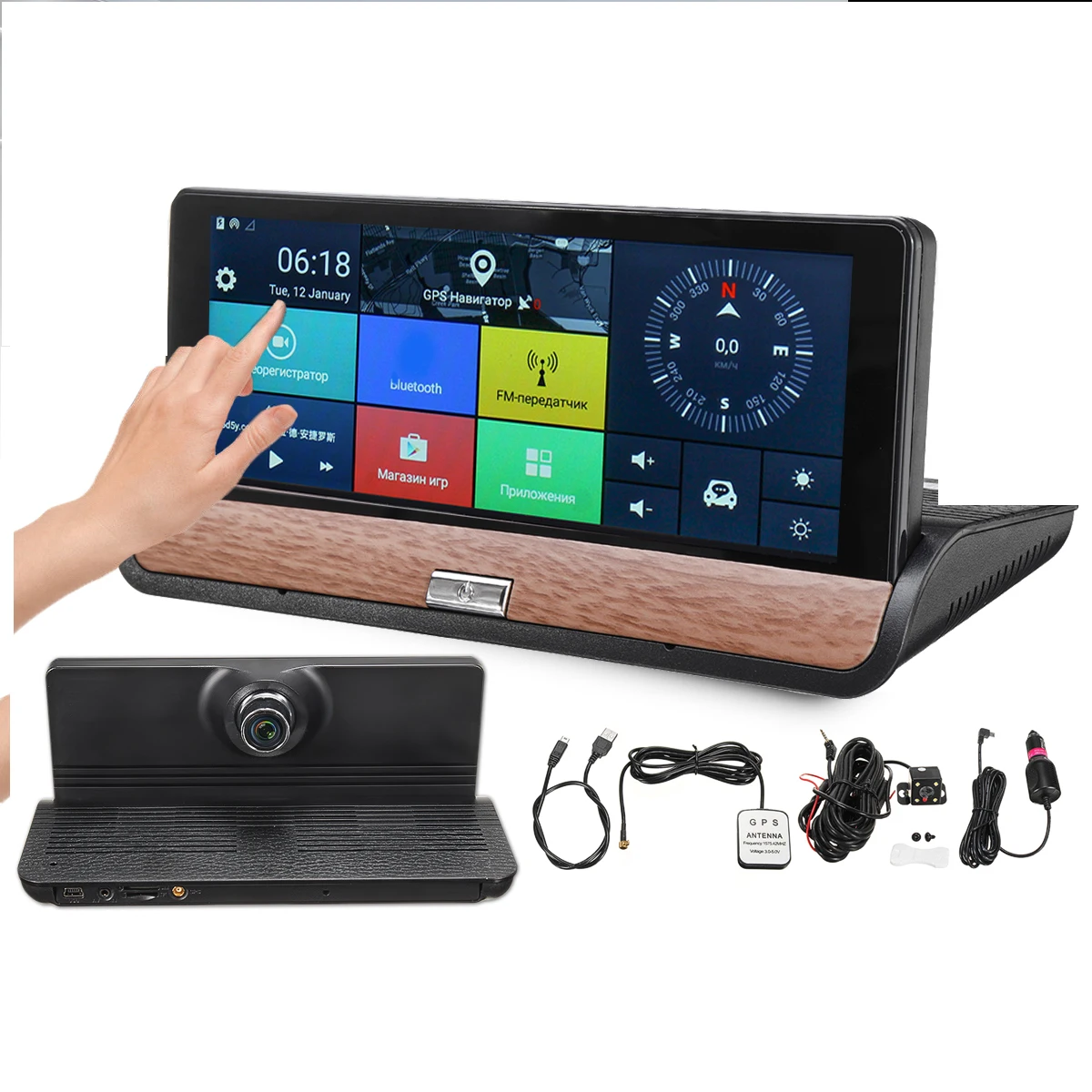  7 ''für Android 5.0 Auto Gps Navigation Lkw Gps Navigator Touchscreen Set Nav bluetooth In-Dash Ein