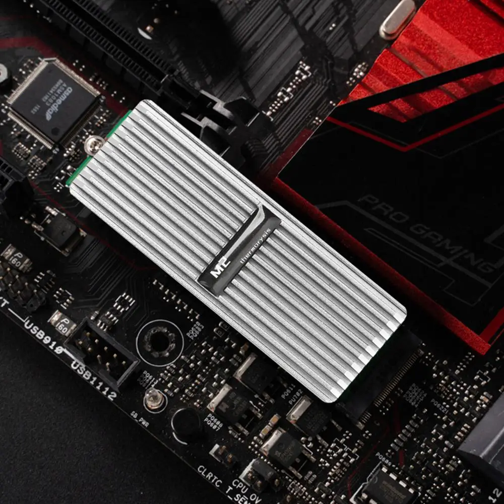 aluminum heatsink radiator thermal pad m2 heatsink heat dissipation radiator for NVME NGFF M.2 2280 SSD hard drive