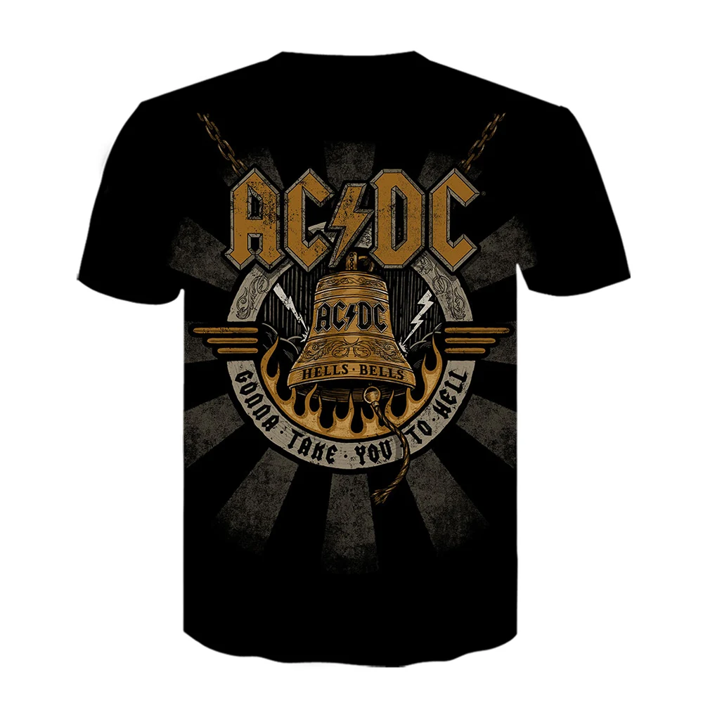 AC/DC tričko s 3D potiskem