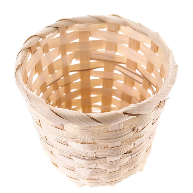 Medium Rectangle Felt Baskets Rattan storage basket Woven trash can Cesto  ropa sucia infantil Cute basket Rope basket Bike baske - AliExpress