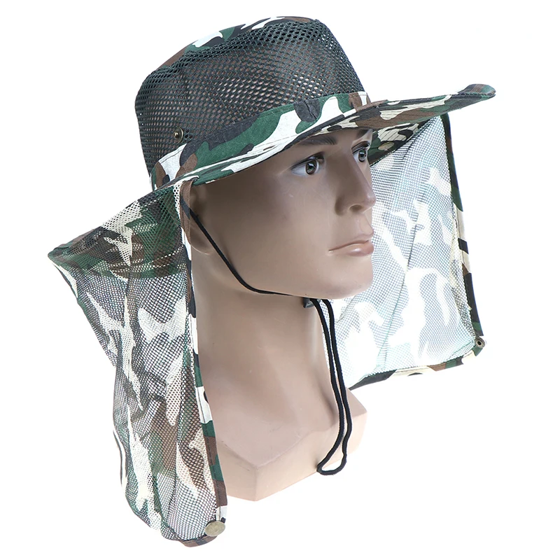 hiking hat with neck cover