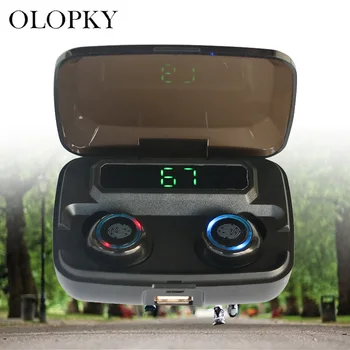 

New TWS Earphone LED Digital Display Touch 5.0 8D IPX7 Waterproof Mini Wireless Bluetooth Headphones PK X18 Q32 Binaural HD Call