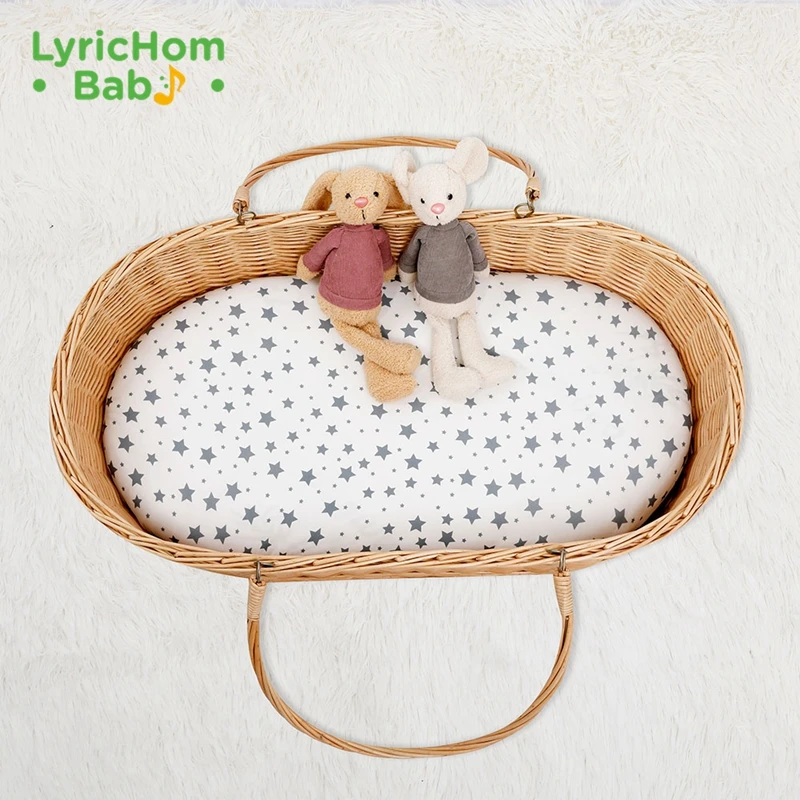 

LyricHom Baby sheets Crib Sheet Cartoon Waterproof Baby Bedding Set Newborn Baby Bed Sheet Elastic Fitted Baby Sheets Baby Bed