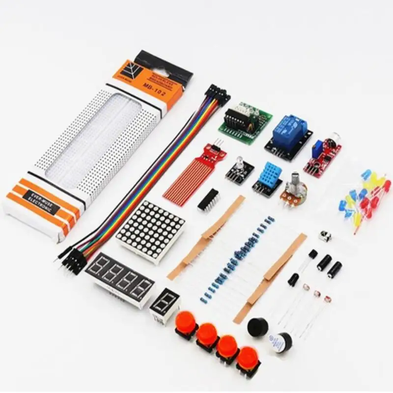 Arduino R3 UNO стартовый Обучающий набор Улучшенный комплект платы простой