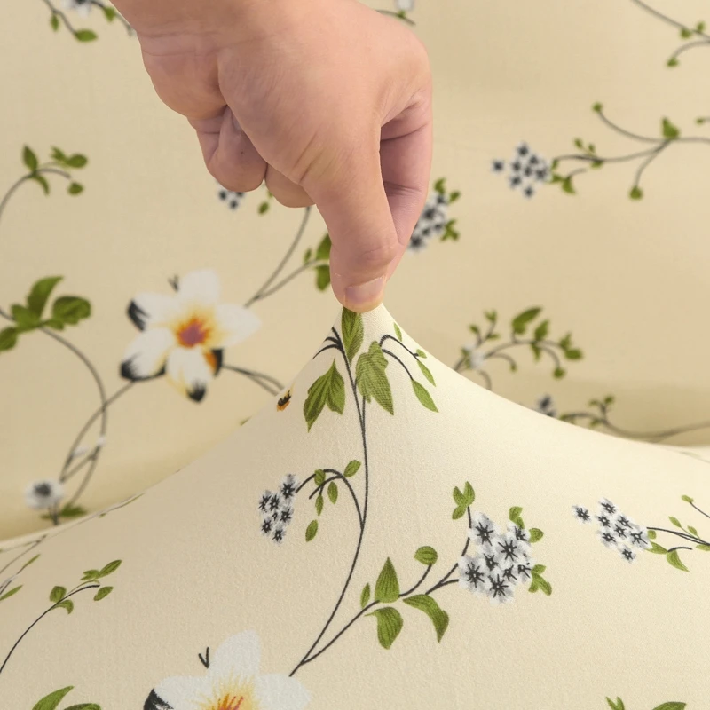  Sofa Cover Printed Sofa Bed Cover Without Armrest Couch Bed Covers Slip Resistant Sofa elastic couc