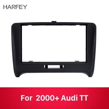 

Harfey 178*100mm 2DIN Car Plate Fascia Frame radio Installation Cover Trim Kit For Audi TT 2000-2011 Dash Panel Fascia kit