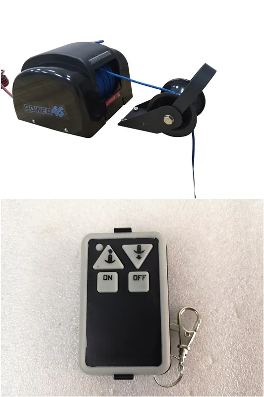 

Free Shipping 12V AutoDepoly Wireless Remote Control Anchor Winch Windlass Freshwater 45LB Marine Boat Pontoon