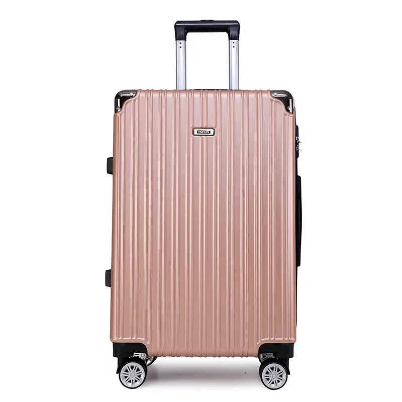 2019 Новый 20,24 дюймов большой емкости багаж немой Кастер посадка три пароли доска шасси матовый корпус чемодана из пластика