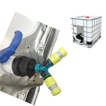 

Leakingproof Double Head Irrigation Outdoor Hose Connector Quick Coupling Agricultural Fittings Adapter Plastic Garden Watering