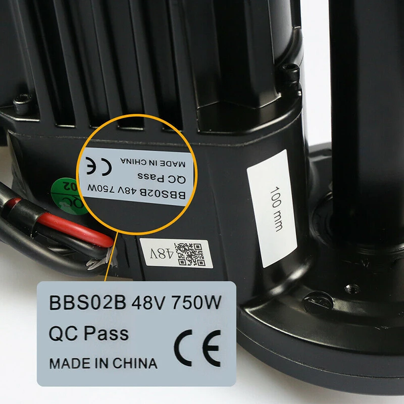 2 шт* 48V 750 Вт середине приводной двигатель наклейки самоклеющаяся этикетка из термочувствительной бумаги Водонепроницаемый BBS02B Высокое качество Прочный BBSHDMid двигатель наклейки
