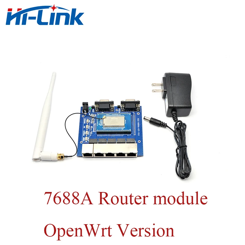 Бесплатная доставка Hi Link модуль Wifi маршрутизатор MT7688AN чипсет HLK 7688A тестовый