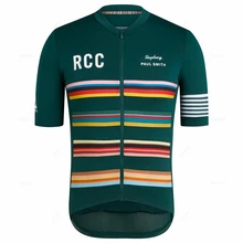 Raphaing 2021 Rcc Team męskie koszulki rowerowe koszulki rowerowe z krótkim rękawem rowerowe koszulki rowerowe odzież Ropa Maillot Ciclismo tanie tanio IT (pochodzenie) POLIESTER Stretch Spandex SHORT cycling jersey Wiosna summer AUTUMN Winter Zamek na całej długości