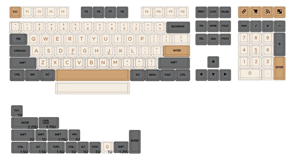 Light Dye Sub Keycap Grupo Pbt Grosso para Teclado 87 Tkl 104 Ansi Xd64 Bm60 Xd68 Bm65 Bm68 ru Japonês White Shimmer - Imagem 5