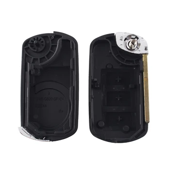 Chiave telecomando per LAND ROVER Range Rover Sport LR3 Discovery - KEYYOU pieghevole Flip Remote Key Case Fob 3 pulsanti Fob per LAND ROVER Range Rover