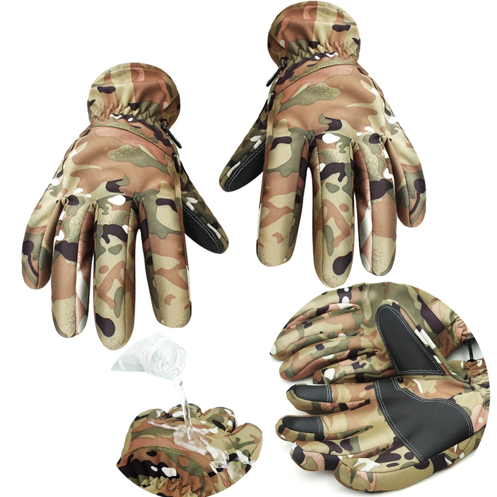 Winter Thermal Gloves Water Resistant Warm Glove Windproof for Running Cycling Driving Snow Skiing for Men and Women