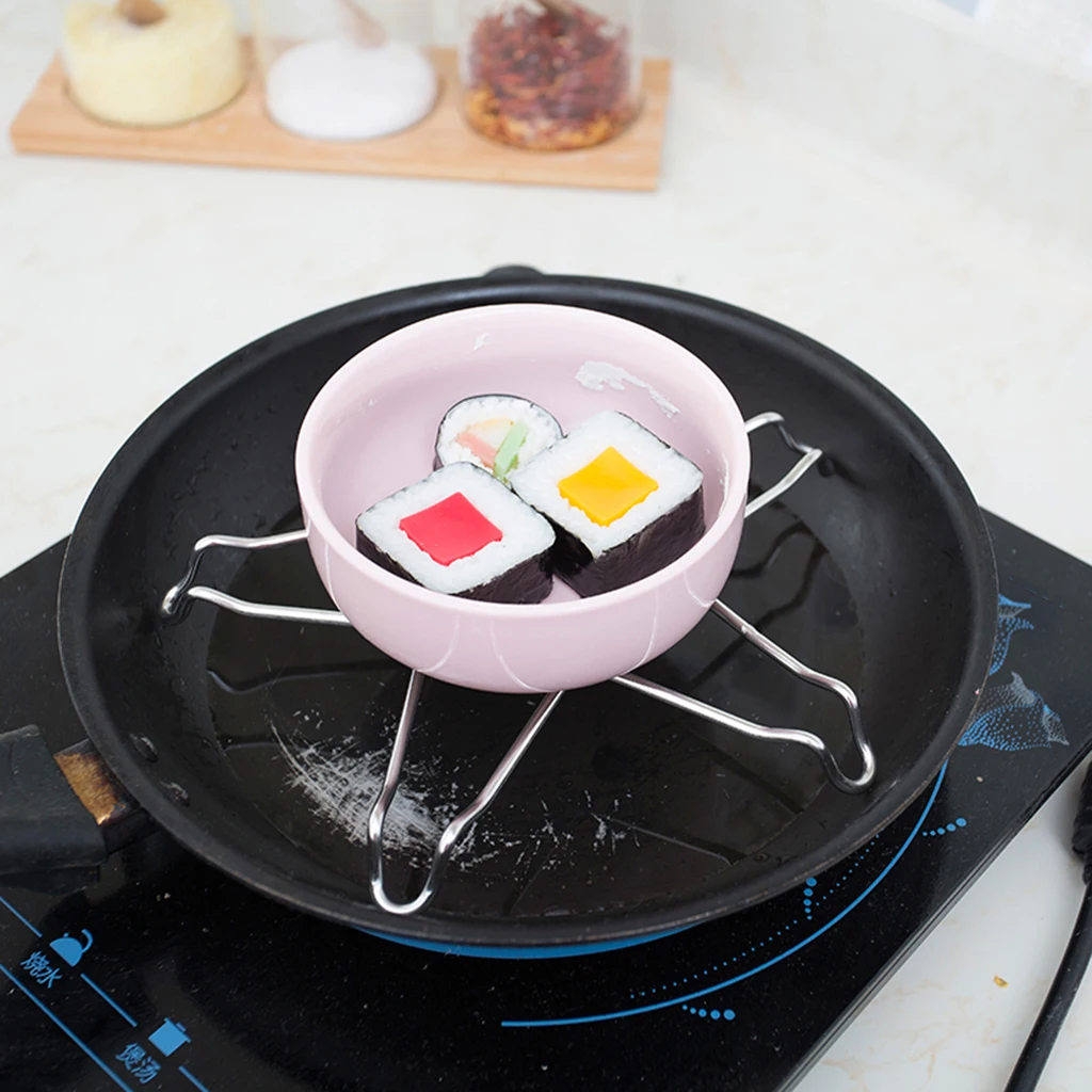 Stainless Steel Steam Rack, Metal Steaming Rack Stand Steamer Rack For Pressure Cooker Food Heating