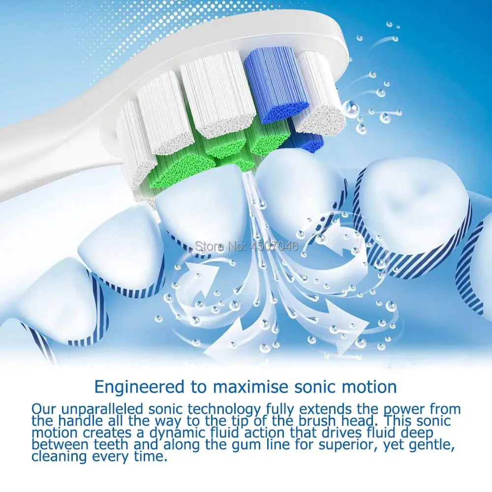 Зубная щетка для зубных щеток PHILIPS Sonicare HX6212 HX6220 HX6221 HX6231 HX6250 HX6252 HX6253 HX6311 HX6320 HX6322 HX6330 HX6340