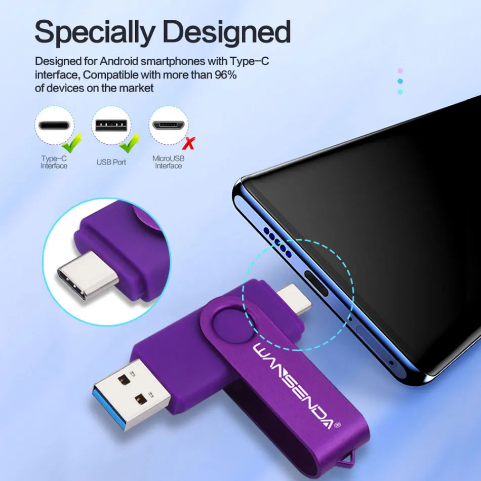 Рисунок 2 - Флеш-накопитель WANSENDA USB 3.0 Type-C