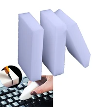 10 шт. белая волшебная губка Ластик для чистки клавиатуры Меламиновый Поролоновый коврик для очистки аксессуаров чистящие инструменты