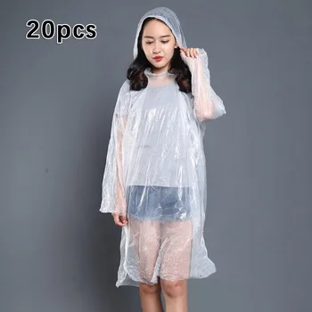 

One size Raincoat Outwear Lightweight Travel Disposable Poncho Outdoor
