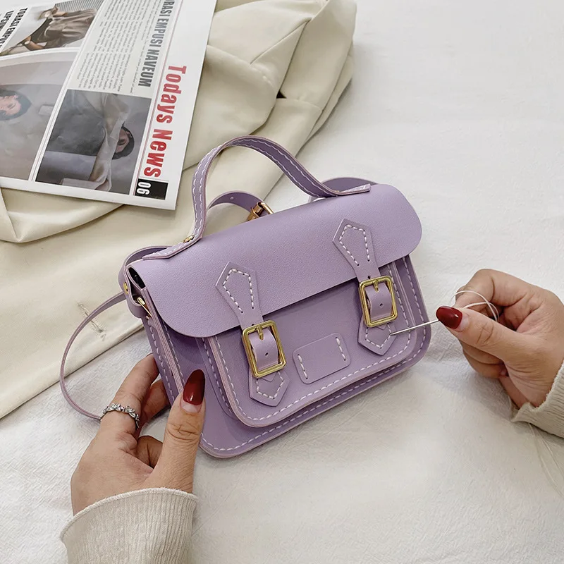 DIY Craft Bag Shoulder Bag Sewing Handmade Handbag Parts Fashion Messenger Cambridge Material Woven Set for Women 18x12x5CM