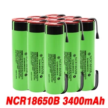 NCR18650B 3,7 v 3400mah 18650 литиевая аккумуляторная батарея для Panasonic фонарик батареи