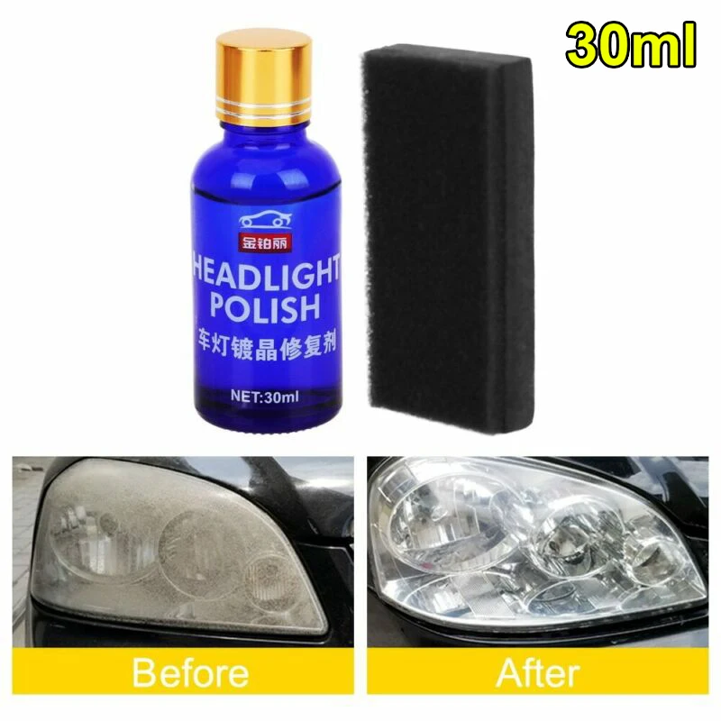 1 Set Blue Nano Liquid Ceramic Coating Apply to lamps renovation maintenance Resin solvent car Repair Agent Liquid