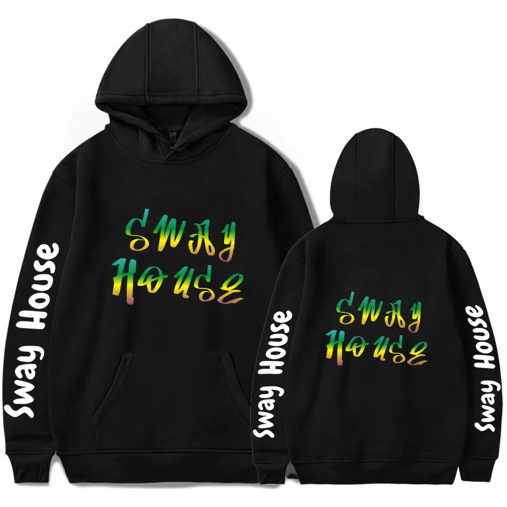 Sway House 2D Broke Again 2020 New Harajuku Printed Fashion Hoodies Sweatshirt Casual Women/men | Мужская одежда